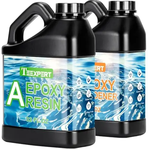 teexpert 1.9l hochglanz epoxidharz set