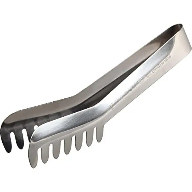 fackelmann spaghettizange edelstahl 19cm
