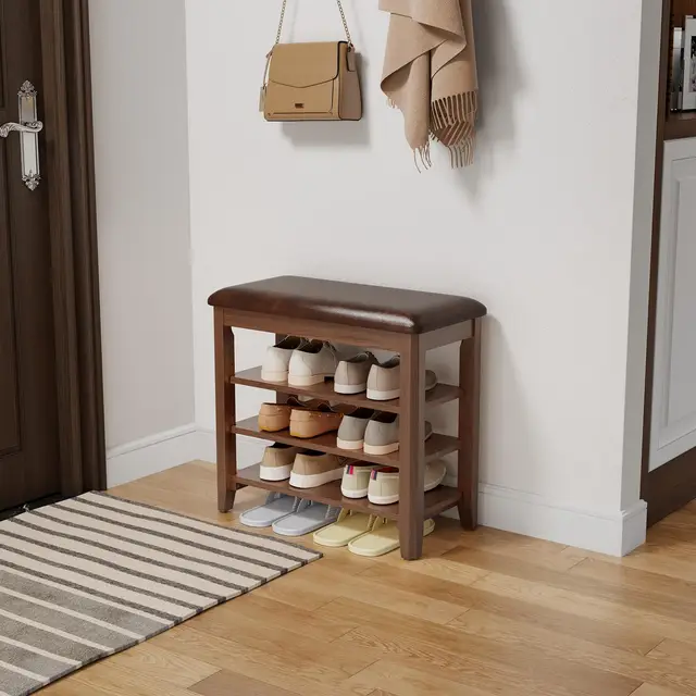 aqimuele schuhregal bank mit kissen