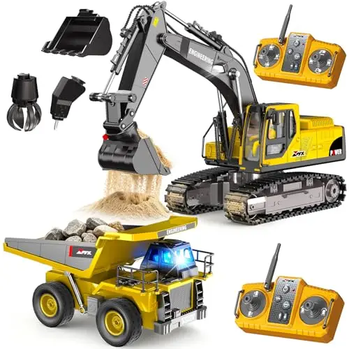 graceduck z6833a-1 3-in-1 rc bagger lkw