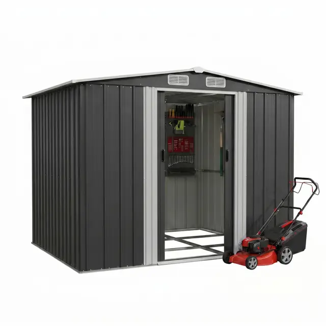 JUMMICO Metall Geräteschuppen 8.9m³