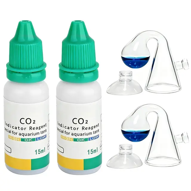 lwezgi co2 dauertest aquarium set mit