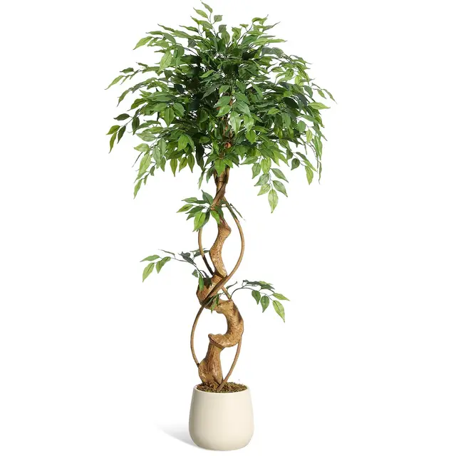 litake künstlicher ficus baum 120 cm