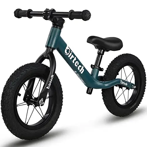 Hello-5ive 12 Zoll Laufrad für 3, 4, 5, 6 Jahre alte Jungen und Mädchen, leichtes Nylonrahmen, Kleinkind-Trainingsrad, ohne Pedalräder für Kinder mit verstellbarem Sitz und Luftreifen