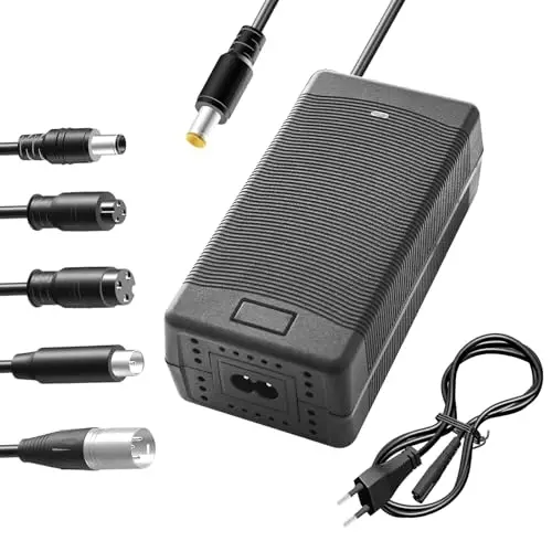Yasco Lithium Battery Charger Mehrere Stecker Für Elektrofahrrad Roller E-Bike Boot Motorrad Xiaomi Akku Ladegerät Li-ion akku Ladegerät Mehrere (58.8V 2A+6 teiliger Anschluss)