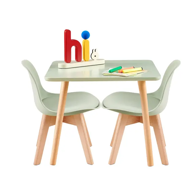 eggree kindertisch mit 2 stühlen