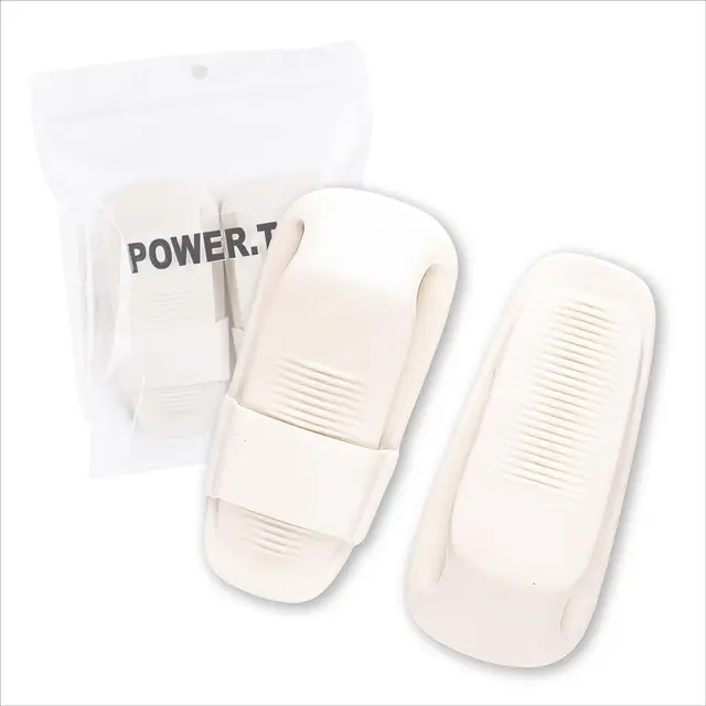 power.tec türstopper keil weiß 2er set