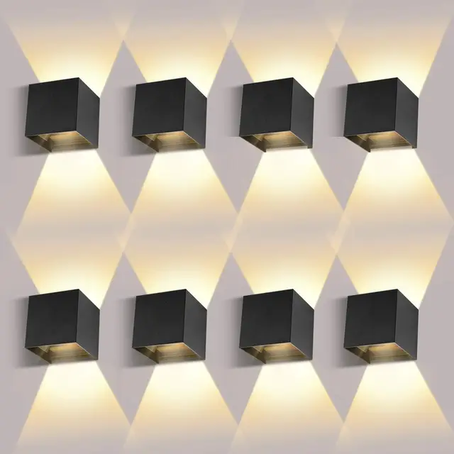 ledmo wandleuchte 12w 8x gu10