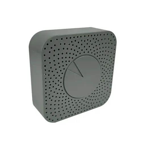 Tuya WiFi Intelligent Air Quality Monitor 5-in-1 Air Housekeeper HCHO/CO2/VOC/Temperatur/Feuchtigkeitsdetektor, unterstützt Fern-APP-Steuerung, Alarmfunktion, kompatibel mit Home für