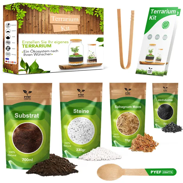 pyef crafts flaschengarten set