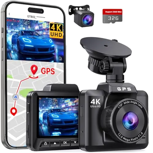 veement dashcam 4k 1080p dual