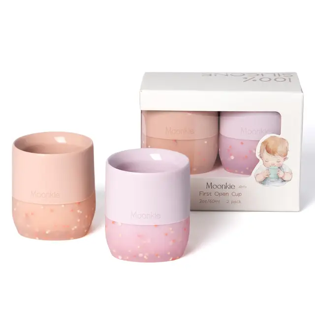moonkie trinklernbecher baby silikon