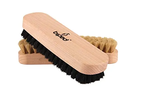 biped schuhbürsten 2er-set buchenholz