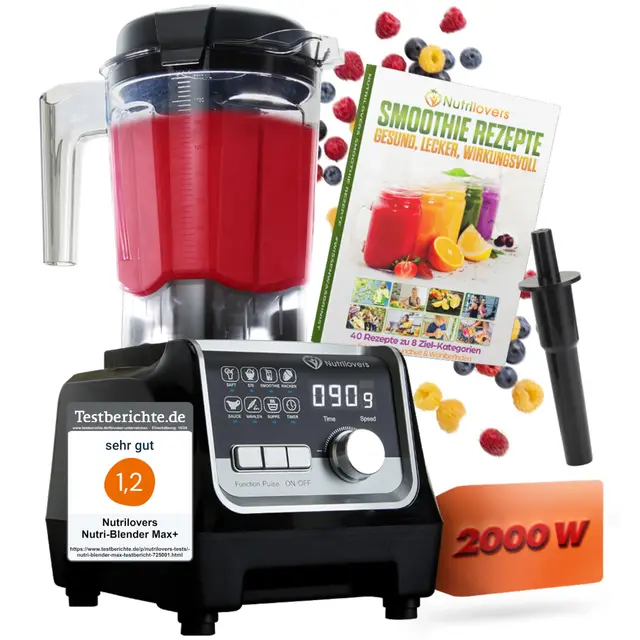 Nutrilovers NUTRI-BLENDER MAX+ Standmixer