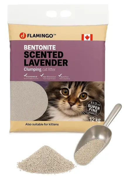 flamingo klumpstreu lavendel 12kg