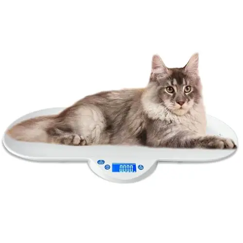 Digitale Haustierwaage, Babywaage, Präzision 0,08 oz, max. 30 kg/66 lbs, automatische Haltefunktion, integriertes Design ohne Demontage, geeignet für Katzen und kleine Hunderassen