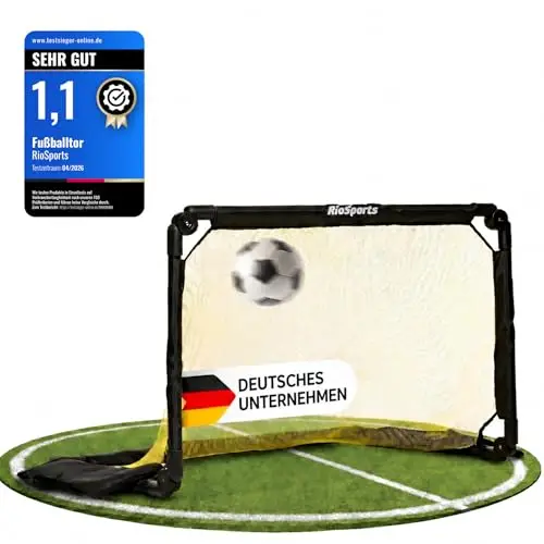 Fussballtore für Garten Kinder – Set mit Weight System – Fußballtor Kinder inkl. Heringe und Tragetasche zum Transportieren – Tore Fußball Outdoor