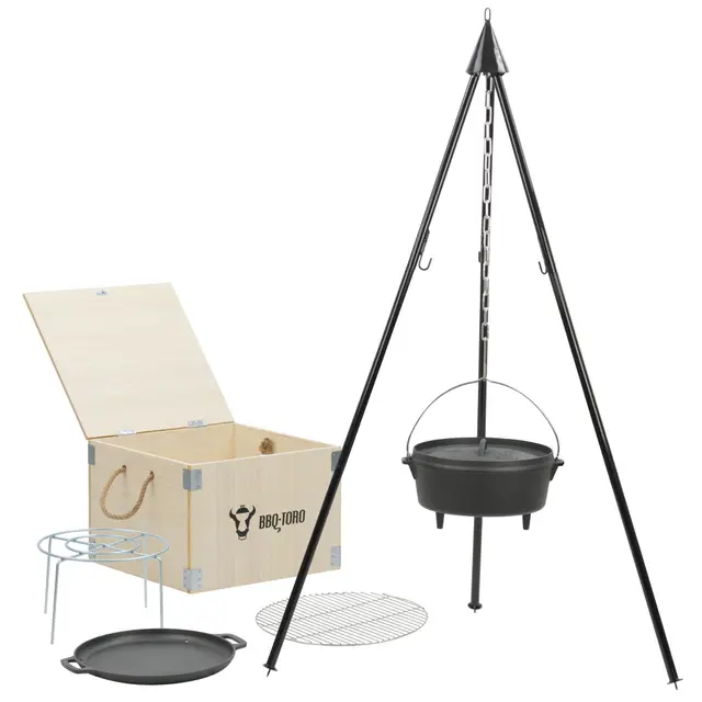 bbq-toro dutch oven set 6-teilig