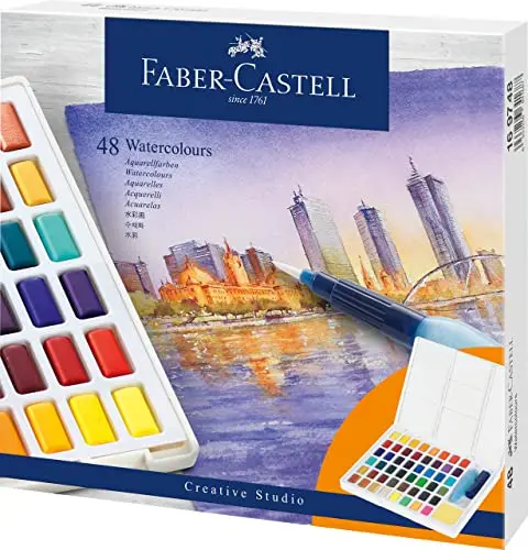 faber-castell 48 water colors
