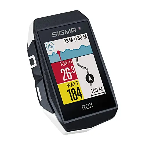 SIGMA ROX 11.1 EVO | Fahrradcomputer kabellos GPS & Navigation inkl. Geschwindigkeits-, Herz- und Trittfrequenzsensoren | Outdoor GPS Navigation mit Höhenmessung