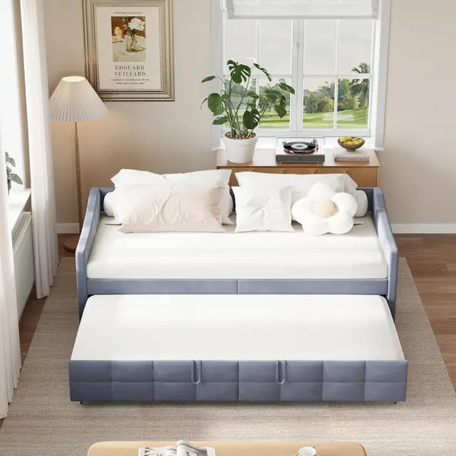 wsfzmo ausziehbar tagesbett flanell