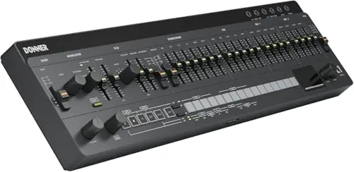 Donner ESSENTIAL L1 Synthesizer mit 64-Step-Sequencer, S2C Magnetischem Modulsystem, Tragbarer Analog-Synth mit CV/GATE/SYNC I/O