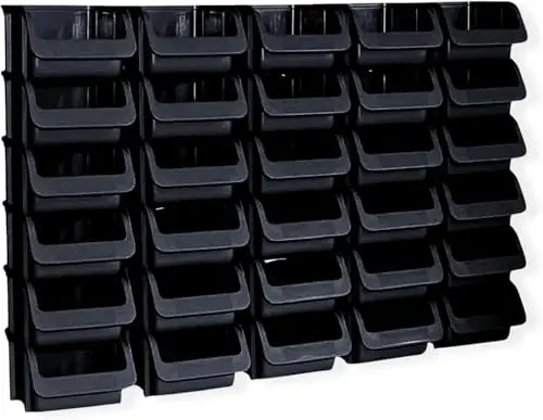 hünersdorff Sichtbox Set Größe 1 Schwarz 30er-Pack
