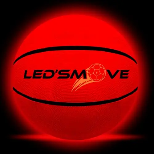 LED Leuchtender Basketball Outdoor Größe 7, leuchtende Spiele im Dunkeln, Leucht Ball Indoor and Outdoor Größe 7 USB Wiederaufladbar