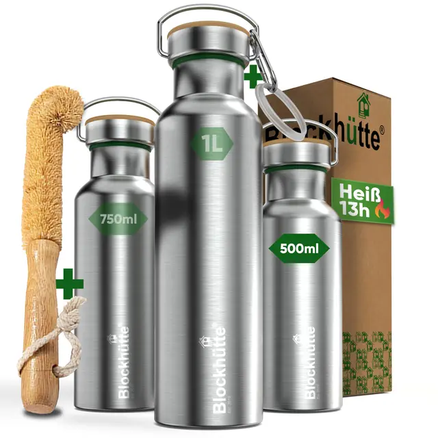 blockhütte thermosflasche 500ml