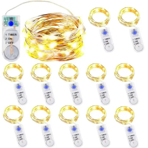 dalmalin 12x 2m 20 led lichterkette