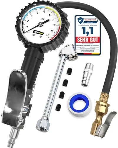 gerchway reifenfüller manometer 0-10 bar