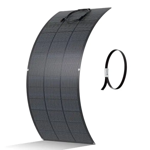 ECO-WORTHY 200W Flexibles Solarpanel ETFE Material 18BB Monozelle 25% hohe Umwandlung für Balkon, Wohnmobil, Boot, Dach, Camping, Haus, Yacht, unebene Flächen