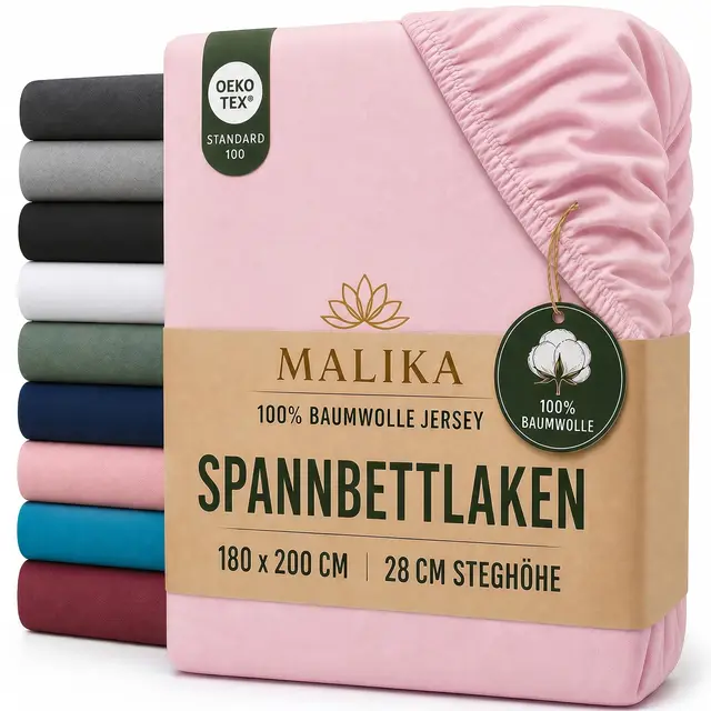 malika spannbettlaken jersey baumwolle