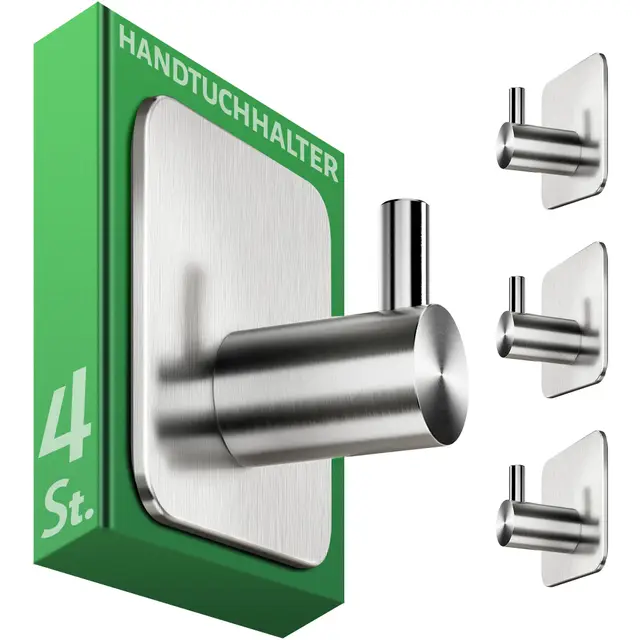 menz handtuchhaken ohne bohren 4er pack