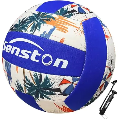 Senston Volleyball Wasserfest Beachvolleyball Weiche Berührung Beach-Volleyball für Strand, Garten und Bad
