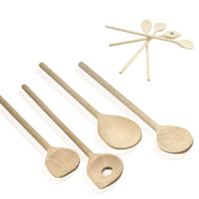 smart-planet 4er holzlöffel-set