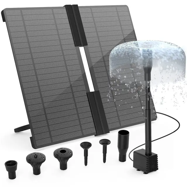 AISITIN 20W Solar-Teichpumpe
