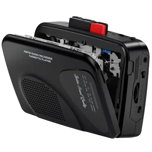 Mersoco T201 Tragbarer Kassettenspieler mit Radio
