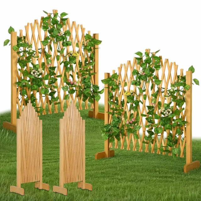 gardebruk 2er set rankgitter holz bis