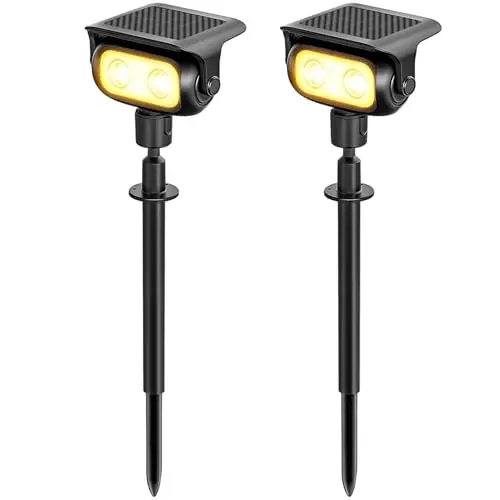 meekbos led solar gartenstrahler 2 stück