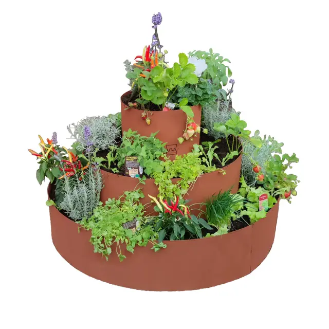 unus garden kräuterspirale edelrost 3