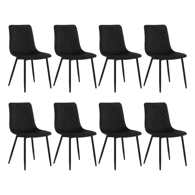 eugad esszimmerstuhl 8er set samt