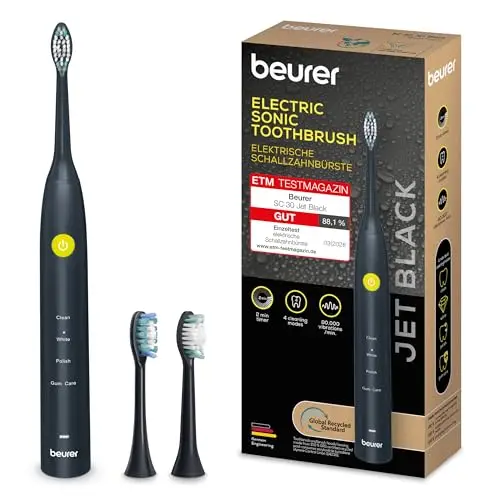 beurer sc 30 schallzahnbürste jet black