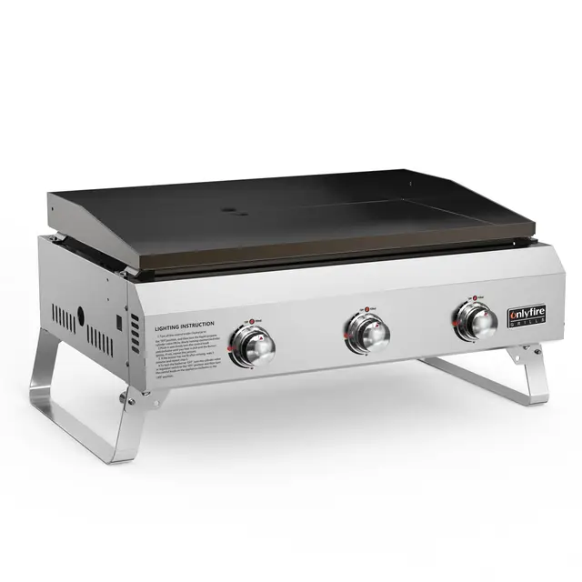 onlyfire 3-brenner tischgasgrill