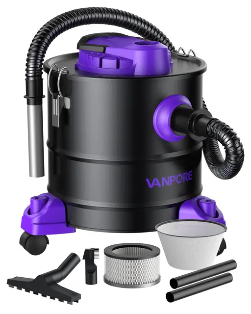 vanpore aschesauger 20l kamin 1200w