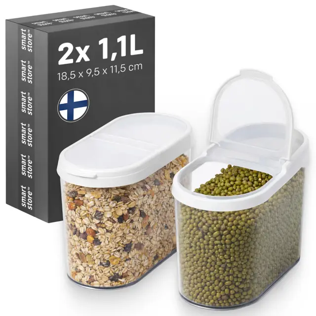 smartstore vorratsdose 2er set 1,1l