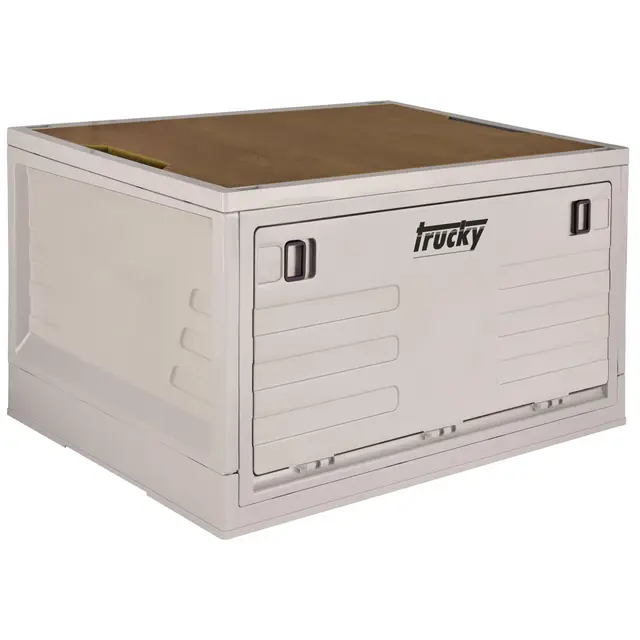 Trucky Storage Box Klappkiste 45 L Beige