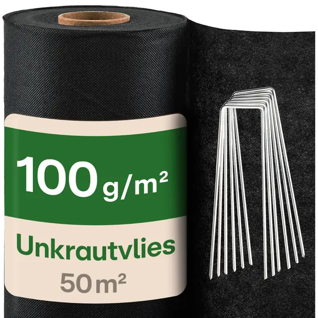 praknu unkrautvlies 100g/m² 50m² mit