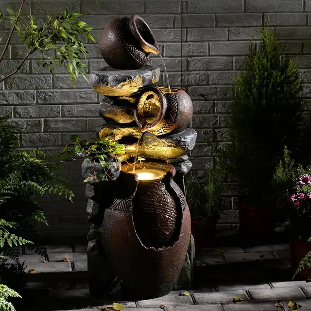 sunlinua slde4033 gartenbrunnen