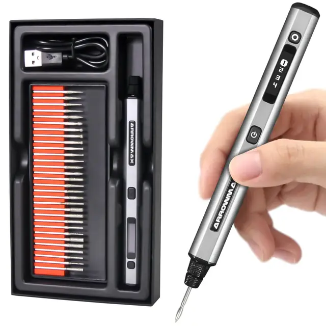 arrowmax mini gravierstift 30000 u/min
